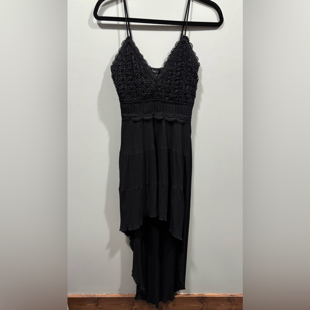 Rue21 Black High Low Lace Dress